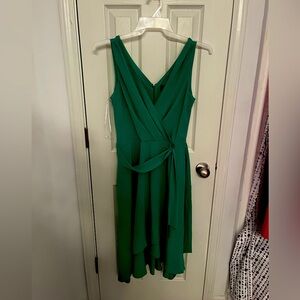DKNY High Low Wrap Dress